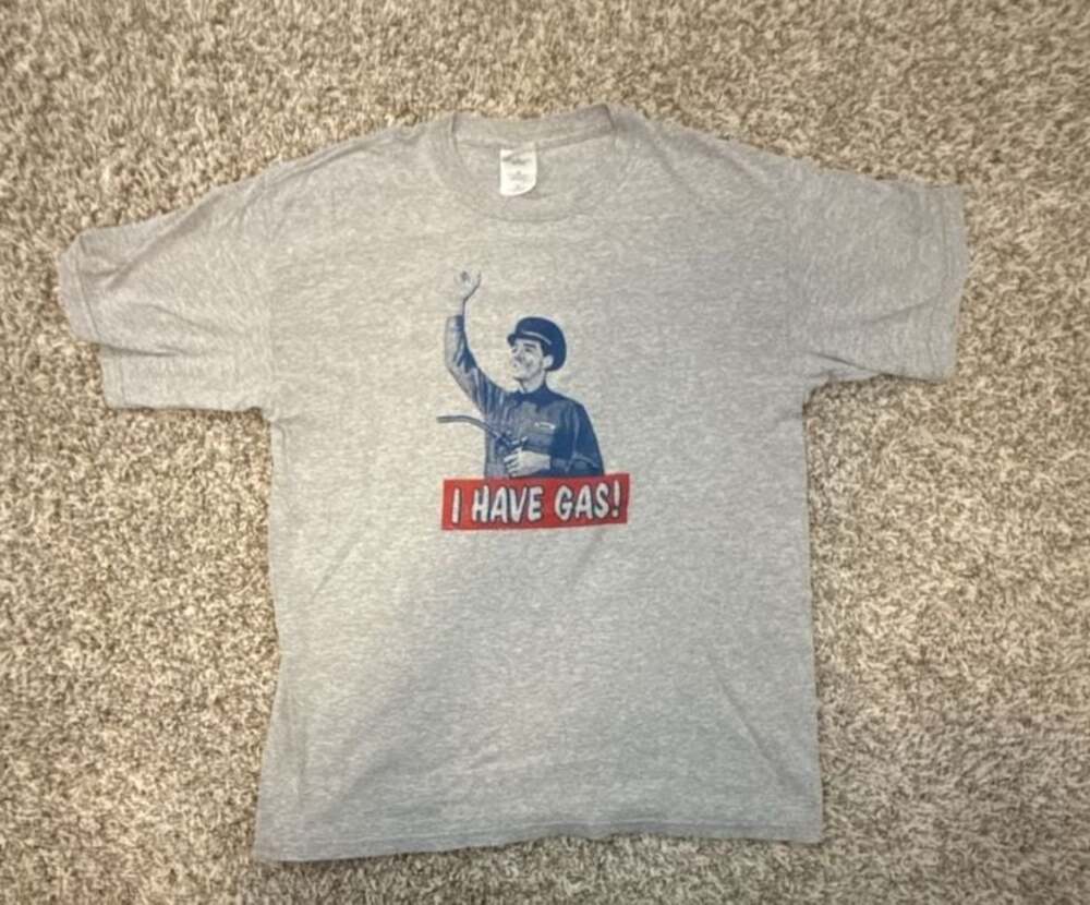 Vintage Y2K I Have Gas Funny Graphic T-Shirt